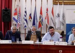 Intendentes recibieron a CAF con el realojo Kennedy como antecedente