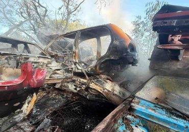 Incendio en chatarrería de Ruta 33 fue controlado sin heridos