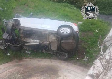 Mujer resultó politraumatizada tras despiste con vuelco en Ruta 5