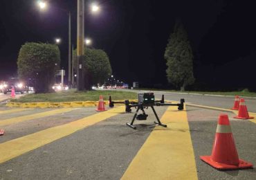 Caminera usa drones para el control del tránsito