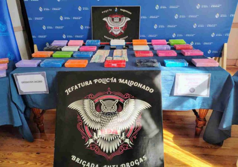 Operación “Jacobo”: incautan más de 53 kilos de cocaína y condenan a un hombre en Maldonado