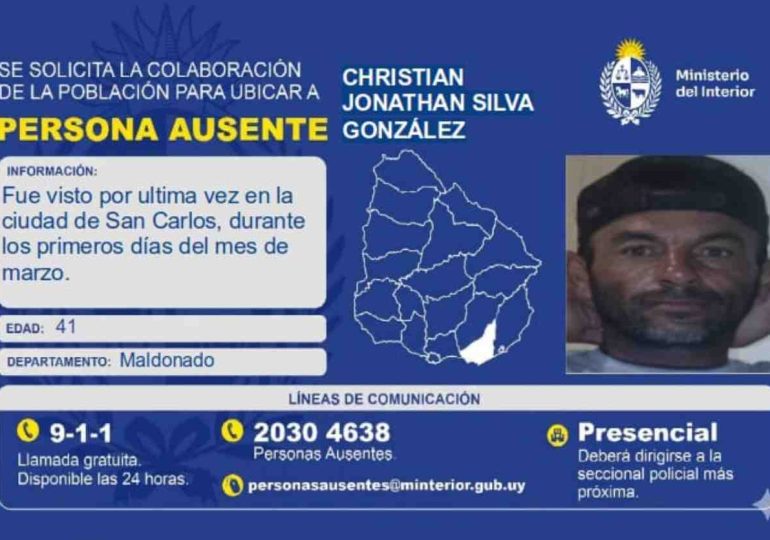 Buscan a un hombre desaparecido en San Carlos