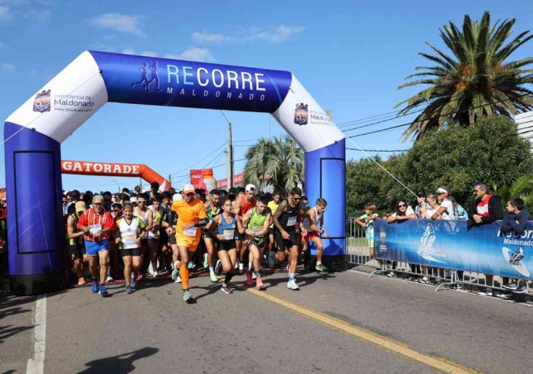Julio Saroba fue el ganador de la 10K de Recorre Maldonado y Pablo Duarte en 5K