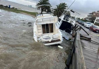 Vientos de hasta 90 km/h provocan múltiples intervenciones en Maldonado