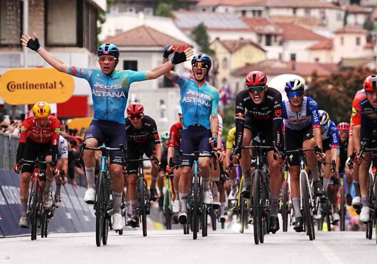 El uruguayo Thomas Silva ganó la segunda etapa del Giro d’Italia y quedó líder