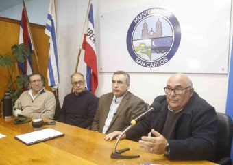 IDM presentó junto a OSE obras de la nueva Planta de Tratamiento de Aguas Residuales de San Carlos