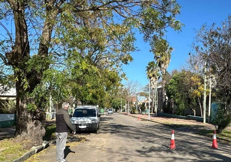Renuevan el alumbrado en cinco cuadras de calle Sanabria