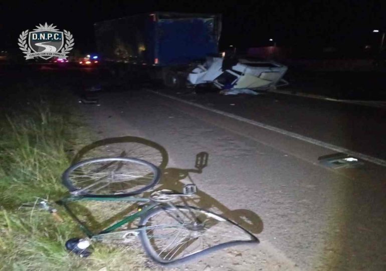 Maniobra para evitar a un ciclista terminó en siniestro fatal en Ruta 5
