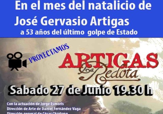Proyectarán “Artigas: La Redota” en Piriápolis con espacio de reflexión