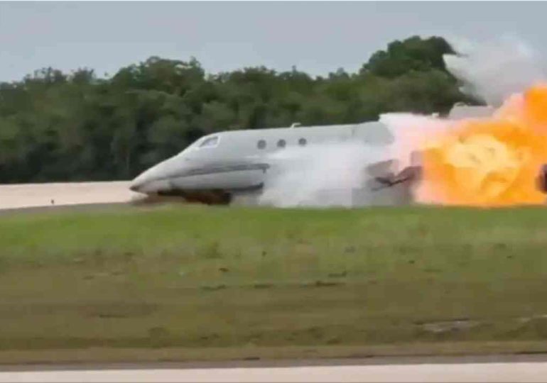 Mueren dos pilotos tras estrellarse un jet privado en República Dominicana