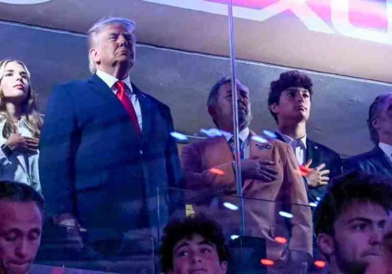 Abuchean a Trump durante las Finales de la NBA en Nueva York