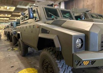 Blindados del Ejército patrullarán Cerro y Marconi bajo mando de la Policía