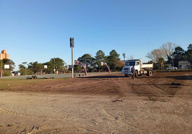 Comenzaron las obras para la instalación de césped sintético en el CEDEMPIR