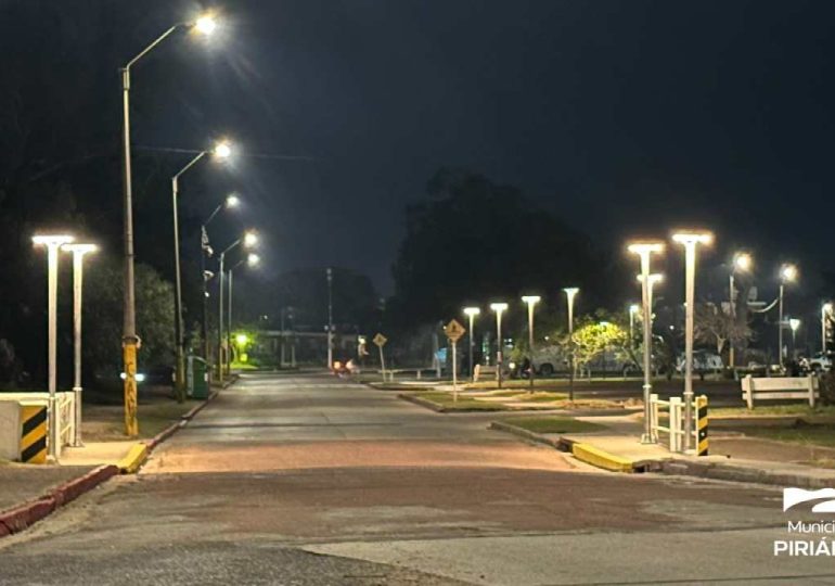 Instalaron 103 luminarias LED en distintos puntos de Piriápolis
