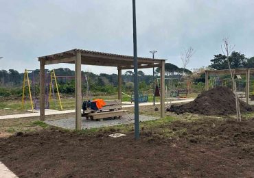 Avanzan las obras de la nueva plaza del barrio La Lechuga en Piriápolis