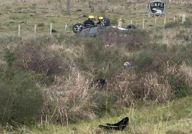 Una mujer murió tras el vuelco de una camioneta en Ruta 3