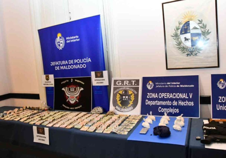 Operación Jacobo: 12 procesados por narcotráfico y tráfico de armas en Maldonado