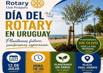 Rotary Club Piriápolis celebrará el Día del Rotary en Uruguay con la plantación de un olivo