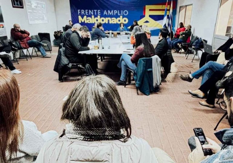 Frente Amplio Maldonado reúne este jueves a su Agrupación de Gobierno para evaluar la gestión y coordinar acciones