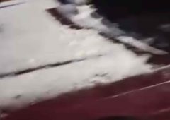 Registran nieve en las sierras de Maldonado y graupel en Playa Verde y Punta Negra