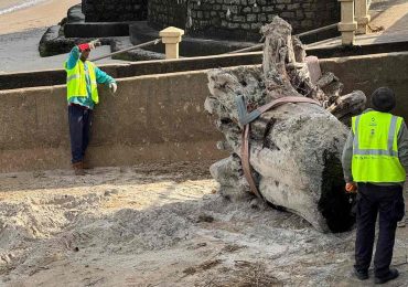 Rápida intervención de la IDM dejó la costa en Piriápolis en condiciones