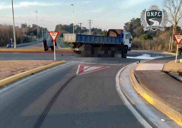 Motociclista de 58 años murió en siniestro de tránsito en Ruta 6