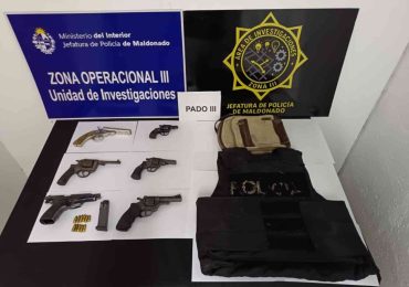 Operación Rout-12 II: incautaron seis armas y un chaleco antibalas,