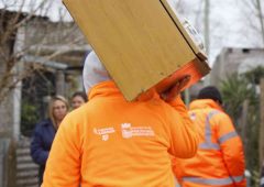 IDM aceleró el realojo de una familia evacuada en Los Eucaliptus durante la alerta roja