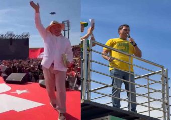 Lula y Flávio Bolsonaro lanzan sus campañas para las elecciones de octubre en Brasil