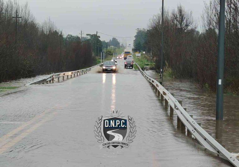 Policía Caminera actualizó el estado de rutas y caminos afectados por el temporal