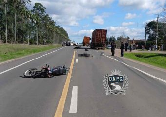 Otro siniestro fatal en Ruta 3: falleció otro motociclista a metros del anterior