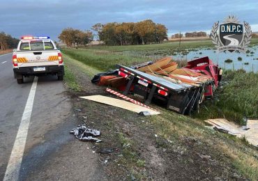 Una persona falleció tras choque frontal en Ruta 8
