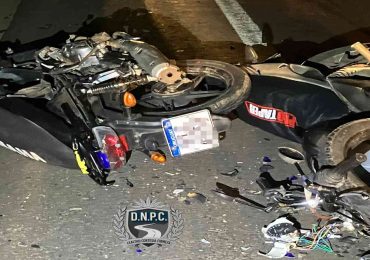 Siniestro fatal entre dos motos dejó un fallecido y un lesionado grave