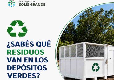 Solís Grande inició campaña sobre uso de depósitos verdes