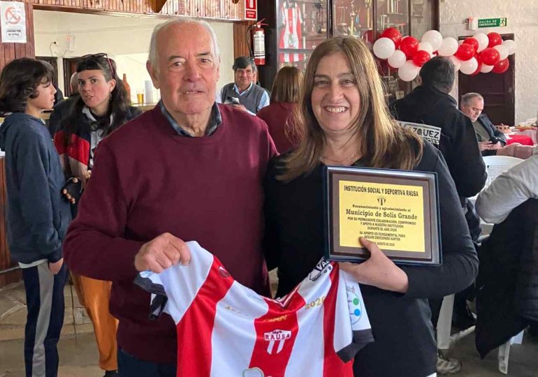 En su 92 aniversario Rausa reconoció al Municipio de Solís Grande