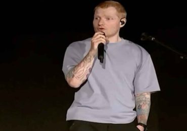 Sheeran volvió al escenario y abordó la controversia por Gaza