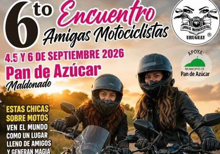 Pan de Azúcar recibe el sexto encuentro de Amigas Motociclistas