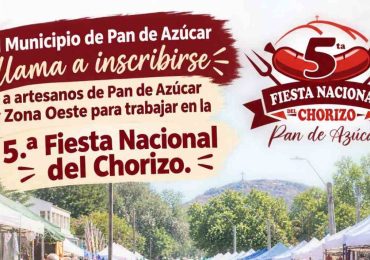 Pan de Azúcar llama a artesanos a inscribirse para la 5ª Fiesta Nacional del Chorizo
