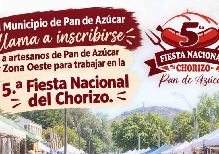Pan de Azúcar llama a artesanos a inscribirse para la 5ª Fiesta Nacional del Chorizo