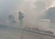 Un hombre quemado y varios afectados tras incendio en Montevideo