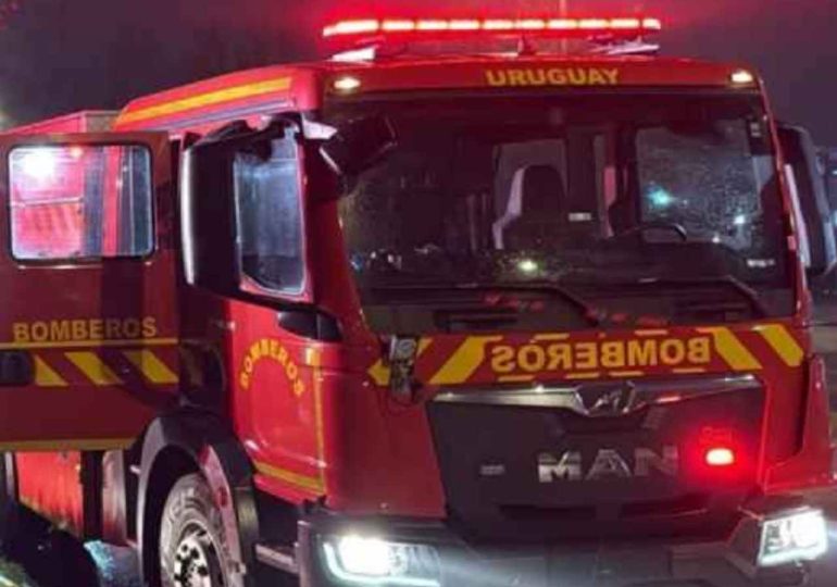 Bomberos de Pan de Azúcar combatieron un principio de incendio en Solís