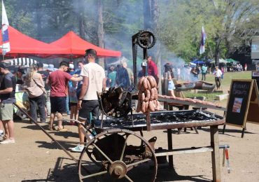 Comenzó la quinta Fiesta Nacional del Chorizo en el Parque Zorrilla de San Martín