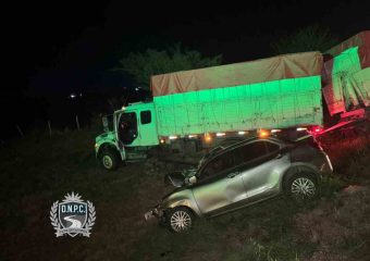 Hombre de 35 años murió tras choque frontal en Ruta 3, km 362