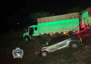Hombre de 35 años murió tras choque frontal en Ruta 3, km 362