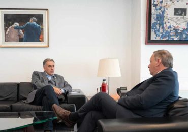 Orsi recibió a Álvaro Delgado y completó ronda de consultas por política exterior