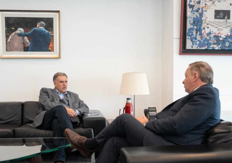 Orsi recibió a Álvaro Delgado y completó ronda de consultas por política exterior