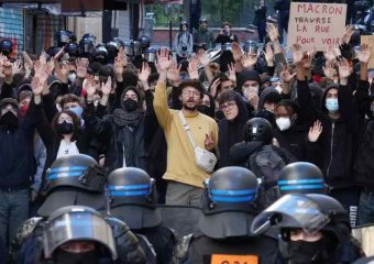 Nueva jornada de protestas multitudinarias en Francia