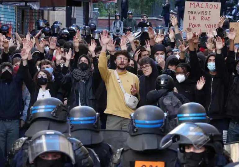 Nueva jornada de protestas multitudinarias en Francia