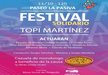 Jornada solidaria en Paseo La Pasiva a beneficio de Topi Martínez