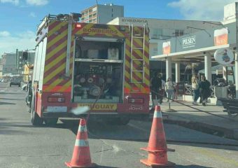 Bomberos controlaron un principio de incendio en un hotel de Piriápolis
